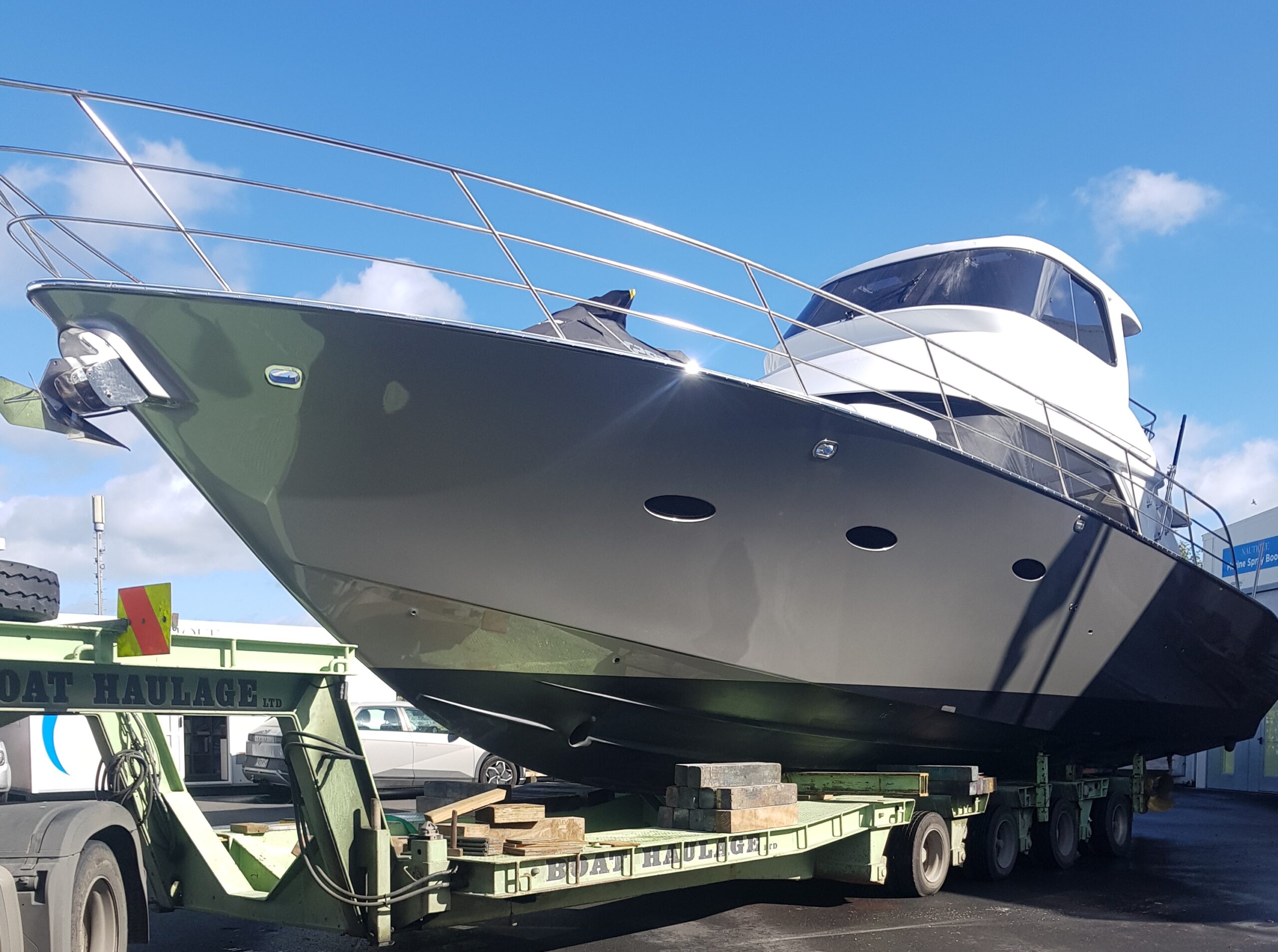 Luxury Boat Repaint Luxury boat repaint